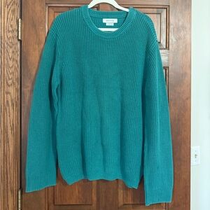 Urban Outfitters Teal Chunky Sweater
